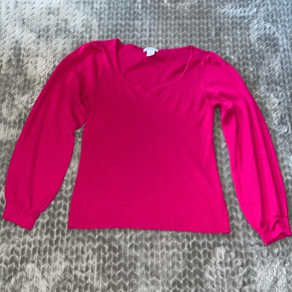 Carmen Marc Valvo ribbed sweater. Size XL. NWOT